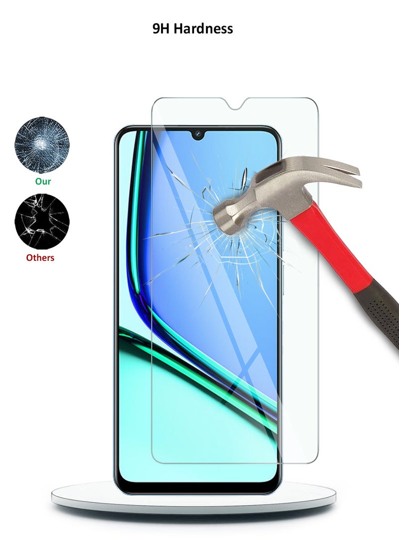 Wtech Realme Note 60 4G 2024 Premium Series Curved Edges 9H 2.5D Tempered Glass Screen Protector - Clear - Image 3