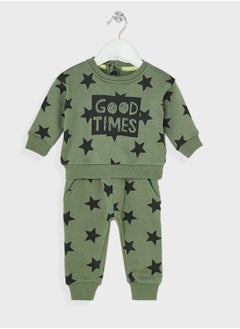 MINOTI Infant 2 Piece Fleece Jogsuit  - Image 1