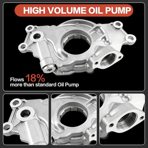 DWLDMLWC LS High Volume Oil Pump Timing Chain Kit w/Gaskets (M295HV) for 1999-2019 Chevrolet (Chevy) Silverado 1500/Tahoe/Suburban, GM Sierra 1500/Yukon, Cadillac Escalade (4.8L/5.3L/6.0L) - Replaces 12696357 - Image 5
