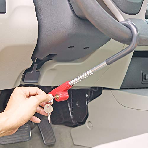 Fairly Odd Treasures Steering Wheel Brake Pedal Lock – Adjustable Universal Anti-Theft Security Device for Car, Truck, SUV, or Van - Image 5