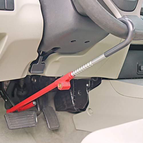 Fairly Odd Treasures Steering Wheel Brake Pedal Lock – Adjustable Universal Anti-Theft Security Device for Car, Truck, SUV, or Van - Image 4