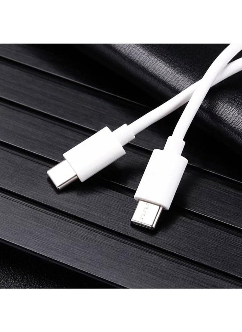 TecV - USB C Cable 60W, USB-C to USB-C Cable  USB C Charger Cable for iPhone 15, Mac Book Pro 2020, iPad Pro 2020, Switch, Samsung Galaxy S20 Plus S9 S8 Plus, Pixel, Laptops and lot more - Image 1