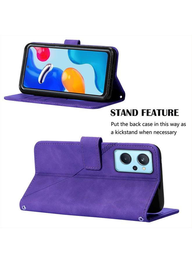 S-TOP Case For OPPO Realme 9i / A36 / A76 / A96 4G Crossbody 3D Embossed Flip Leather Phone Case - Image 4