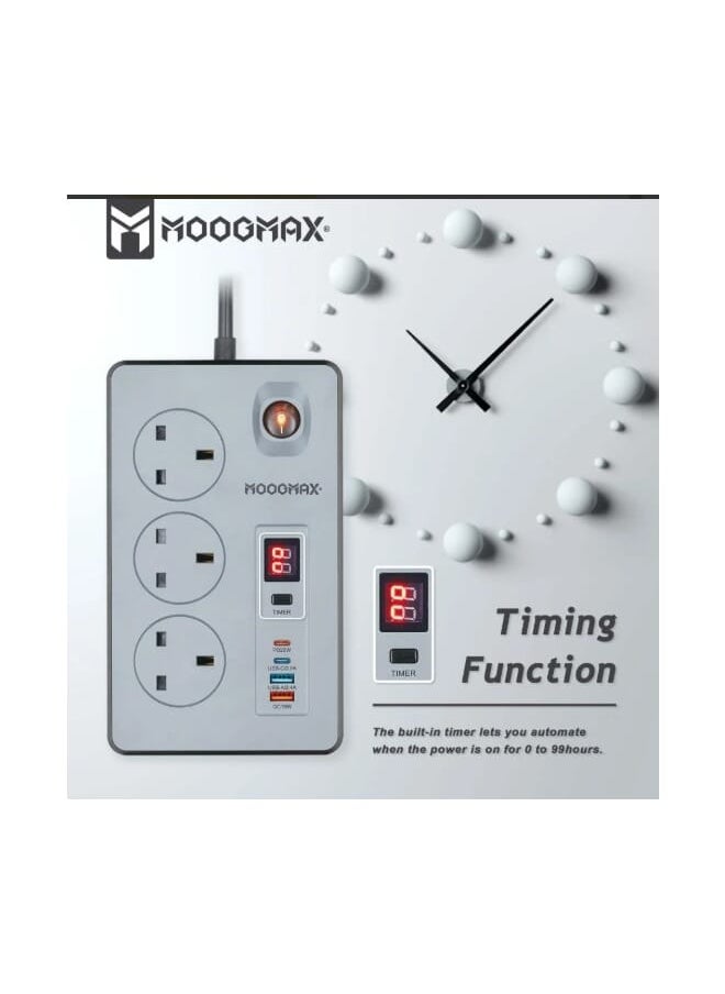 MOOGMAX MX-EC001 GVARE Wave Max 5m Power Extension  - Image 4