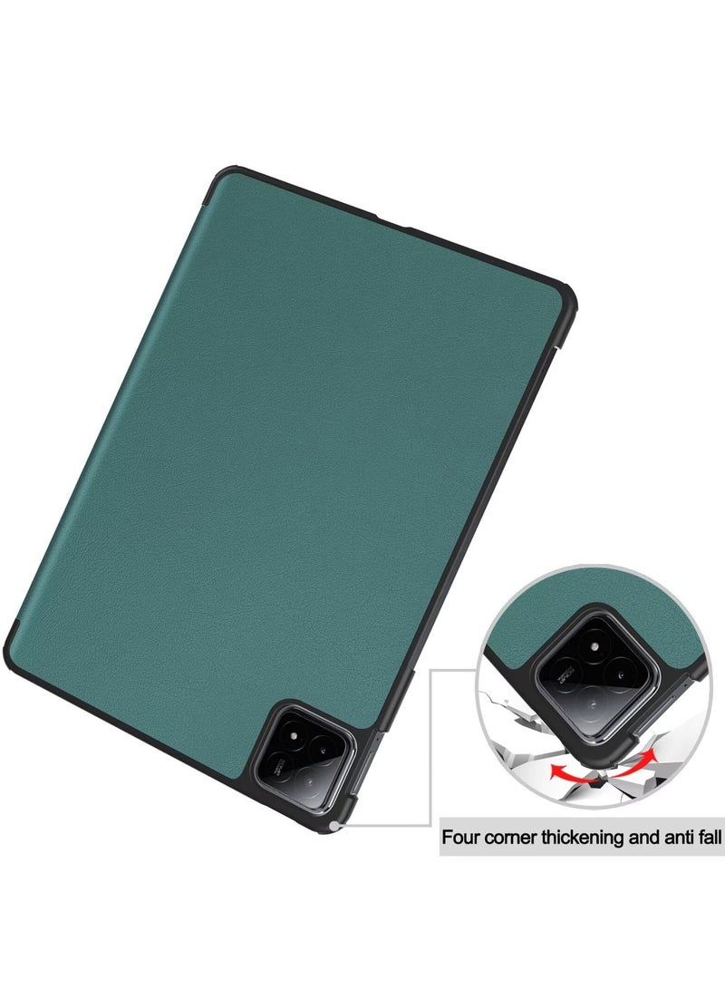 يوارب كينج Xiaomi Pad 7 / Pad 7 Pro / Xiaomi Pad 8 / Pad 8 Pro السقالات الصلبة فائقة النحافة الذكية ، الاستيقاظ التلقائي / النوم الأخضر - Image 5