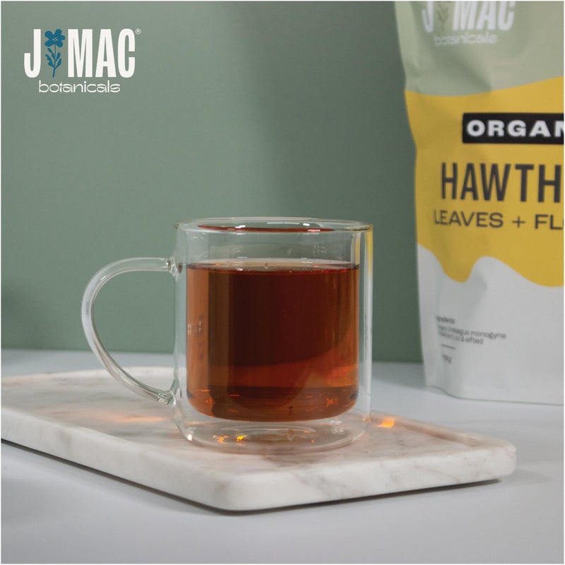 J MAC BOTANICALS Organic Hawthorn Leaf and Flower (16 oz) Dried Hawthorne leaves - Image 3