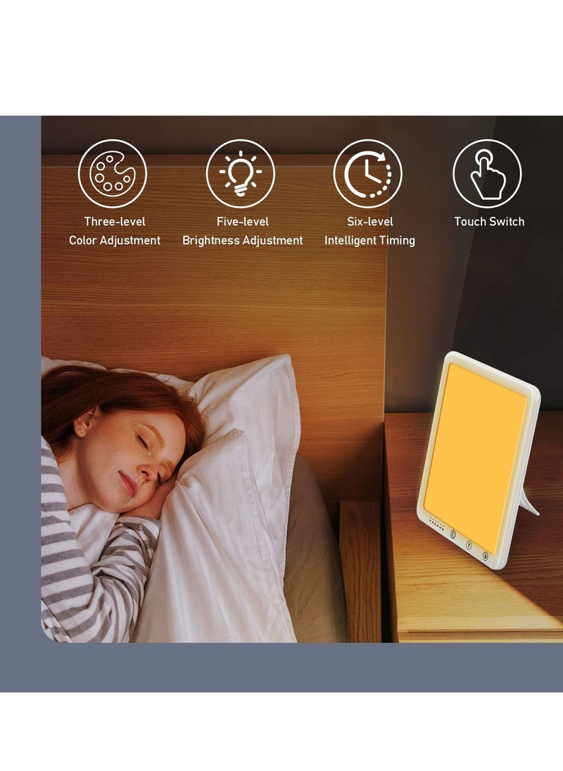 Excefore - Light Therapy Lamp, UV-Free 10000 Lux Light, Touch Control with 5 Brightness Levels - Image 1