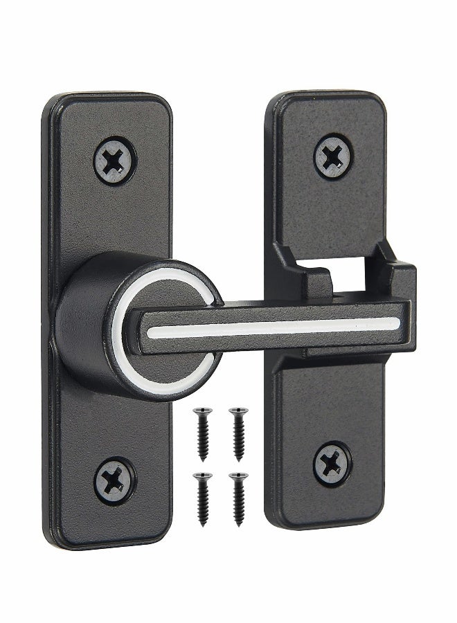 180 Degree Right Angle Door Lock, Heavy Duty Flip Door Latch Bolt Lock cam Lock Door and Window Push-Pull Lock Rod Bolt barn Push-Pull Door Lock (Luminous Tone) - Image 1
