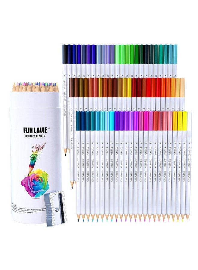 FUNLAVIE Colored Pencils 72 Coloring Pencils Premium Professional Art Drawing Pencil for Adults Coloring Book - Image 1