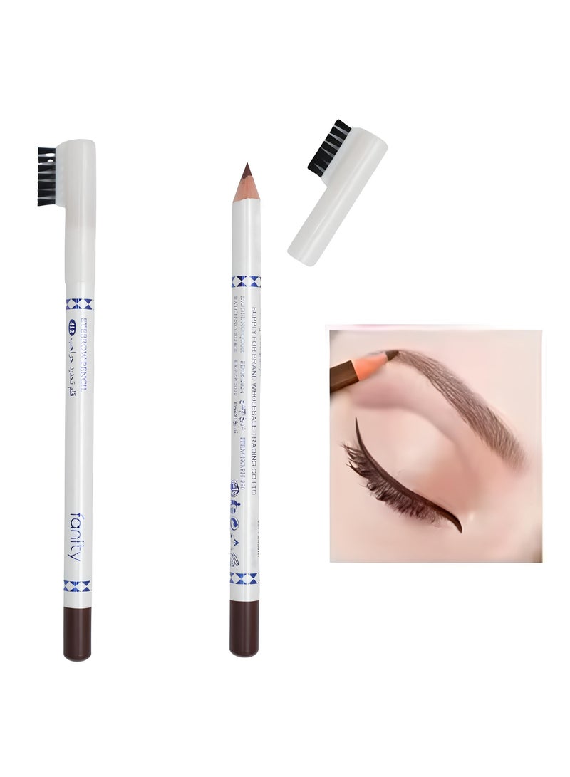 FANITY Eyebrow Pencil Waterproof 412, Professional Makeup, Brown - Image 3