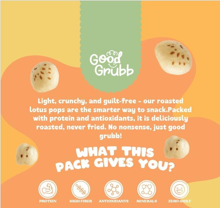 Good Grubb Popped Lotus Seeds - Peri Peri Flavor (3 Pack) - Image 3