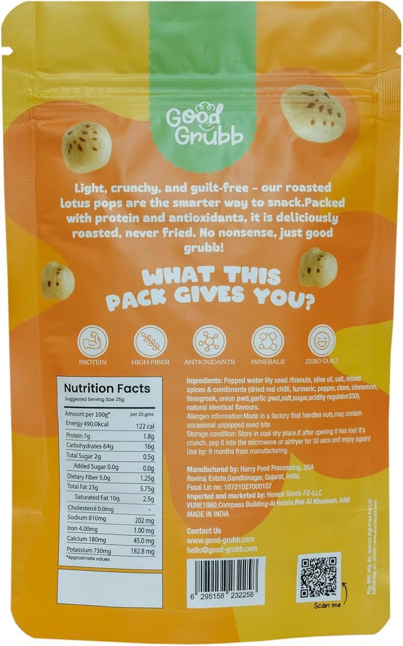 Good Grubb Popped Lotus Seeds - Peri Peri Flavor (3 Pack) - Image 2
