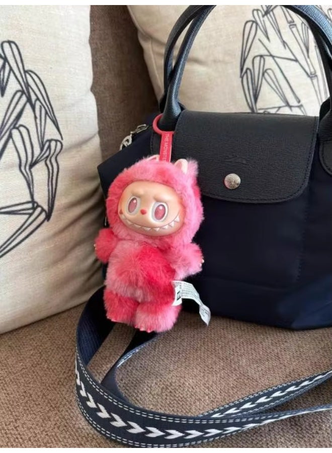 Labubu Pink Toy Side View