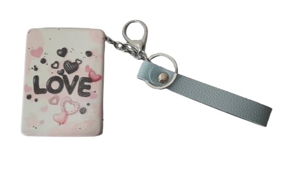 Generic Compact Mirror with 2x1 Magnifying Glass Portable for Purses Travel Multicolour UnisexAdults Vibrant  - Image 1