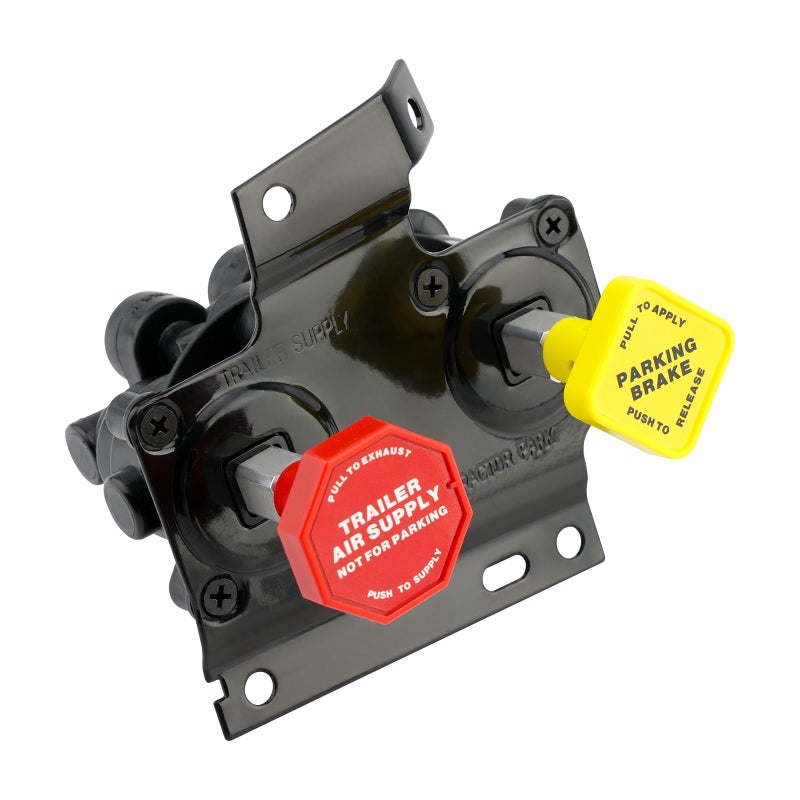 Misakomo KN20619 MV3 Dash Air Brake Control Valve 38 PushtoConnect Ports Replacement for Haldex RKN20619 Volvo Freightliner Trucks - Image 2