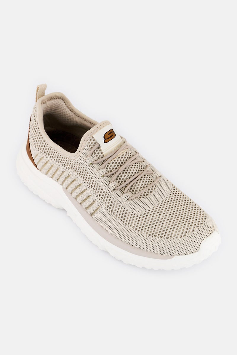 SKECHERS Men Solvano Gaten Slip On Outdoor Shoes, Tan - Image 1