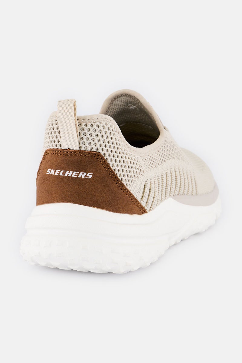 SKECHERS Men Solvano Gaten Slip On Outdoor Shoes, Tan - Image 4