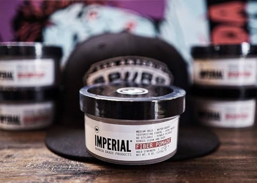 Imperial Barber Fiber Pomade - Medium Hold Water-Based High Sheen Formula with Texturizing Fibers for Men's Hair Styling Travel Size 2 oz - Image 5