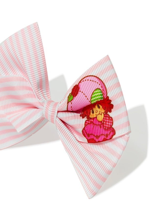 LUV HER Strawberry Shortcake Alligator Hair Clips for Kids - 7-Pack Non-Slip 4-Inch Hair Bows - Girls Hair Accessories with Sweet Character Prints - Ages 3+ - Non-Toxic Material - Image 5