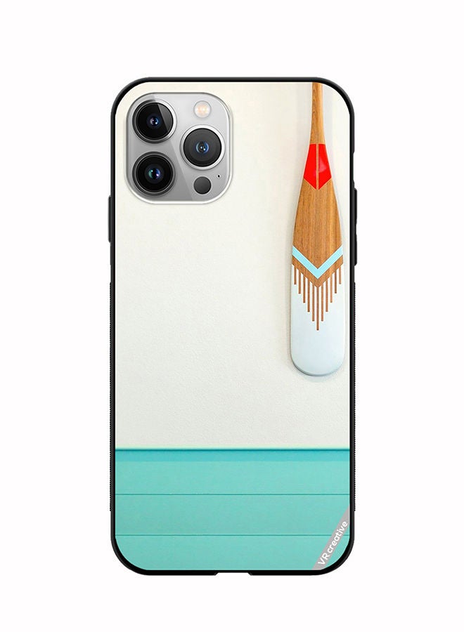 VR CREATIVE Protective Case Cover For Apple iPhone 12 Pro Max Keslo Wood Paddle Design Multicolour - Image 1