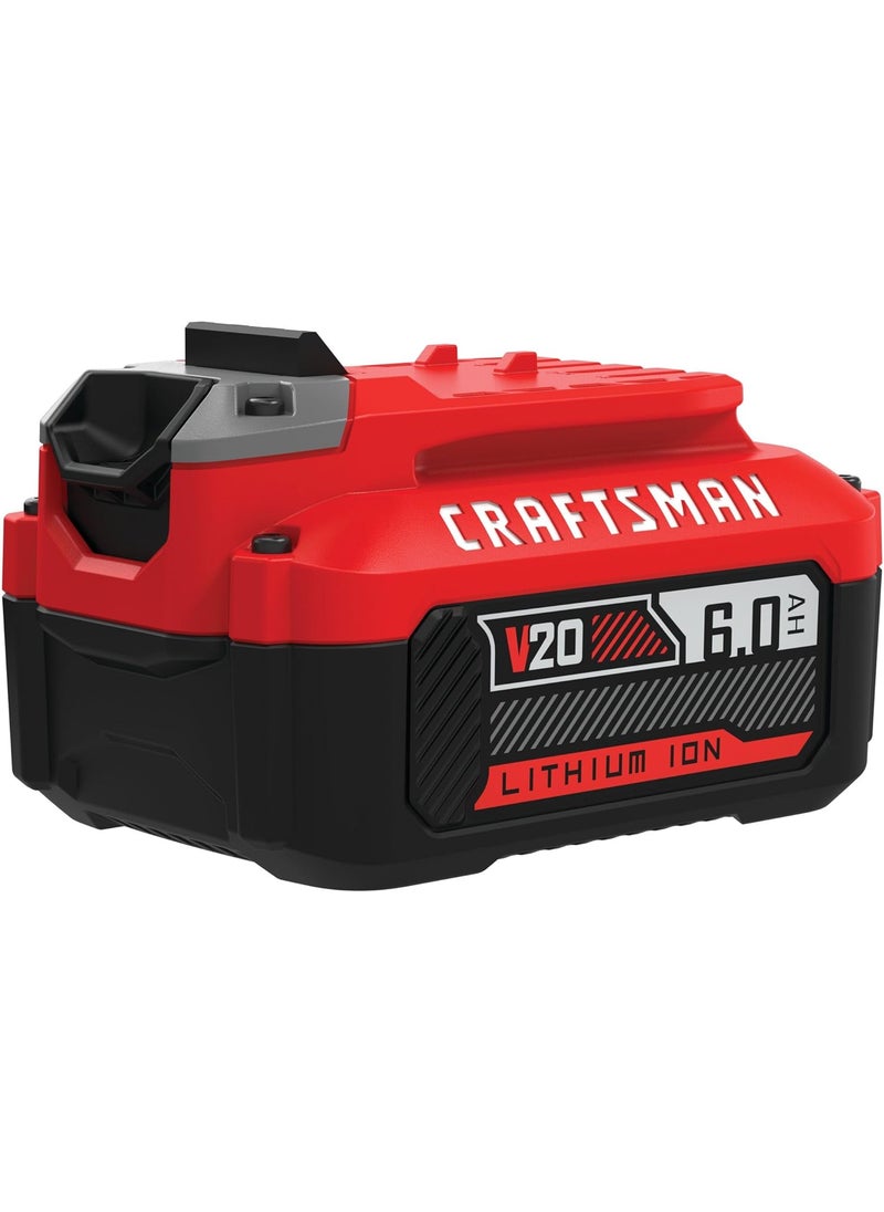 CRAFTSMAN CRAFTSMAN V20 6Ah Lithium Ion Power Tool Battery CMCB206  - Image 1