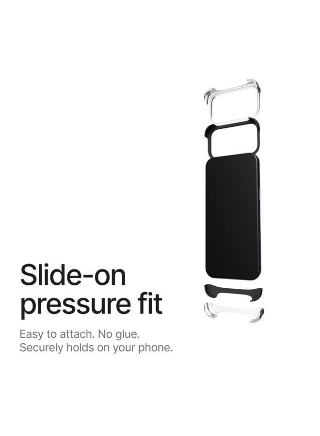 Arc Pulse Compatible with iPhone 17 Pro Max Phone Case (2025), Minimalist Protective Shock Absorption Aerospace Grade Aluminum Shells + Elastomer Inlays Easy Fit 6.9 inch - Image 4