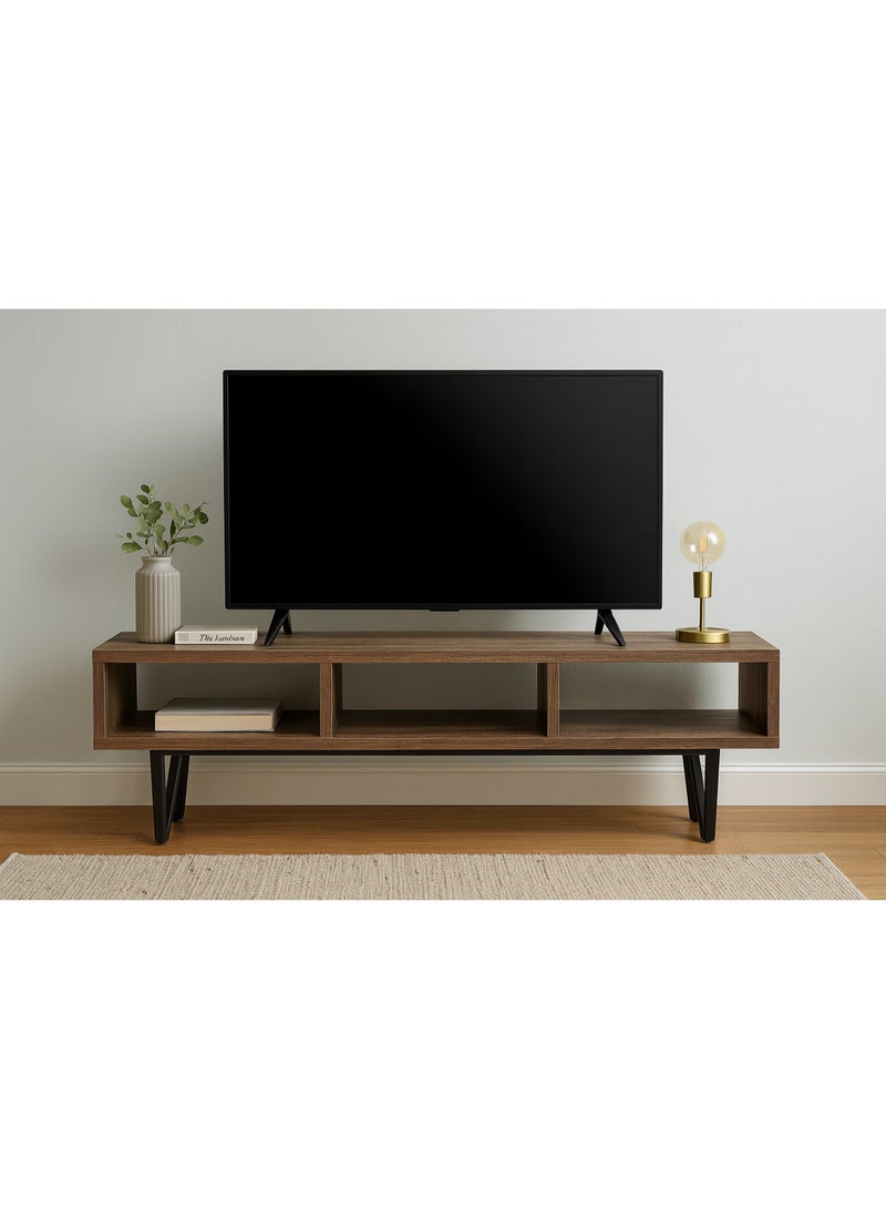 الهدايا مول  طاولة بلازما بتصميم فاخر – بني – 160x30x50 سم - Image 1