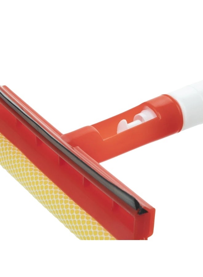 3 in 1 Window Cleaning Spray Mop with Removable Spray Bottle, Sponge and Cleaning Brush, Spray Bottle Set for Tile, Shower, Car Window (1 Piece, Red) - Image 5