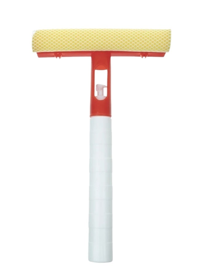 3 in 1 Window Cleaning Spray Mop with Removable Spray Bottle, Sponge and Cleaning Brush, Spray Bottle Set for Tile, Shower, Car Window (1 Piece, Red) - Image 2