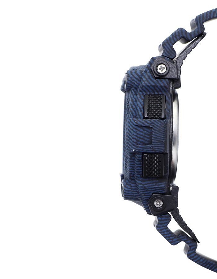 أسترو ساعة رجالية رقمية بحزام بلاستيكي أزرق داكن - Image 2