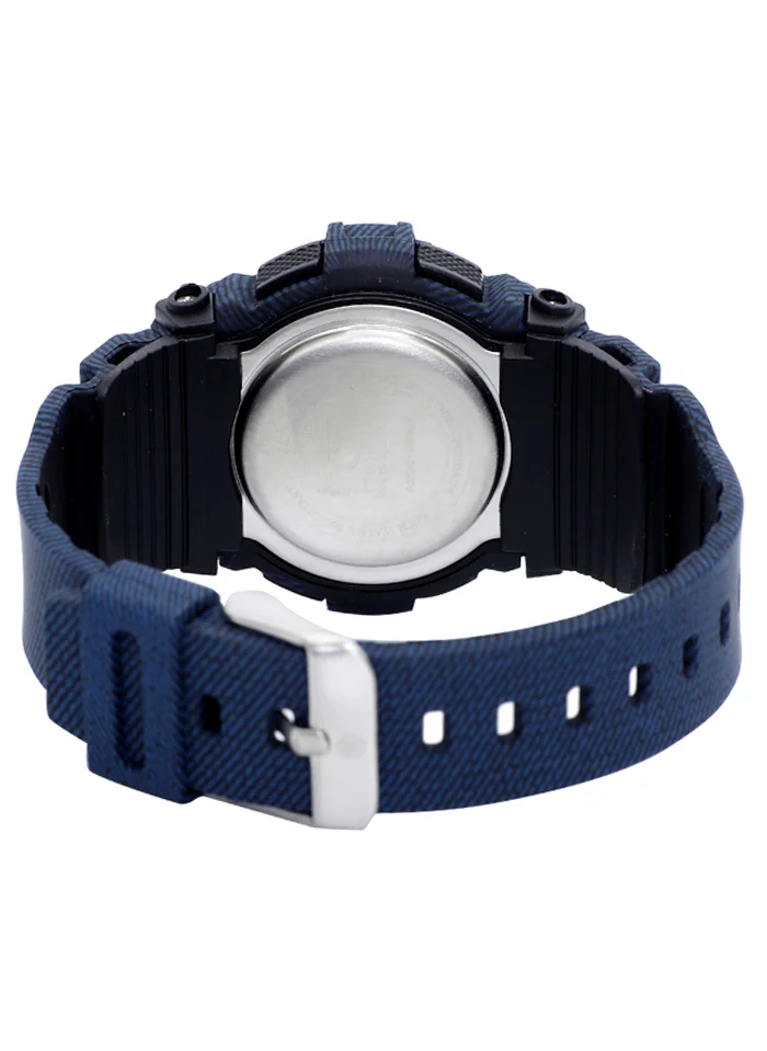 ASTRO Astro A21901-PPNB Men's Digital Display Watch & Plastic Strap Navy Blue