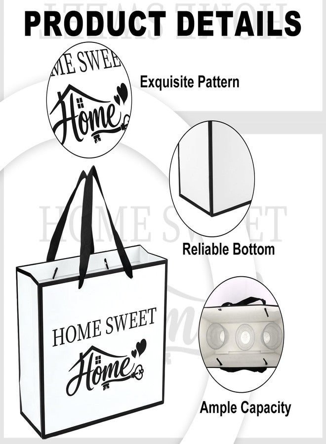 Fukaisu Housewarming Gift Bag Set, New Home Sweet Home Gift Wrap Bag with Greeting Card Envelope & Tissue Paper for Owners Buyers Congratulations House Warming Party Favors Supplies - Image 3