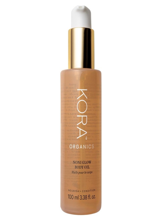 KORA Organics Noni Glow Body Oil, Nourish and Smooth Skin, Certified Organic, Cruelty Free, 3.38 oz - Body Oils for Women - Image 1