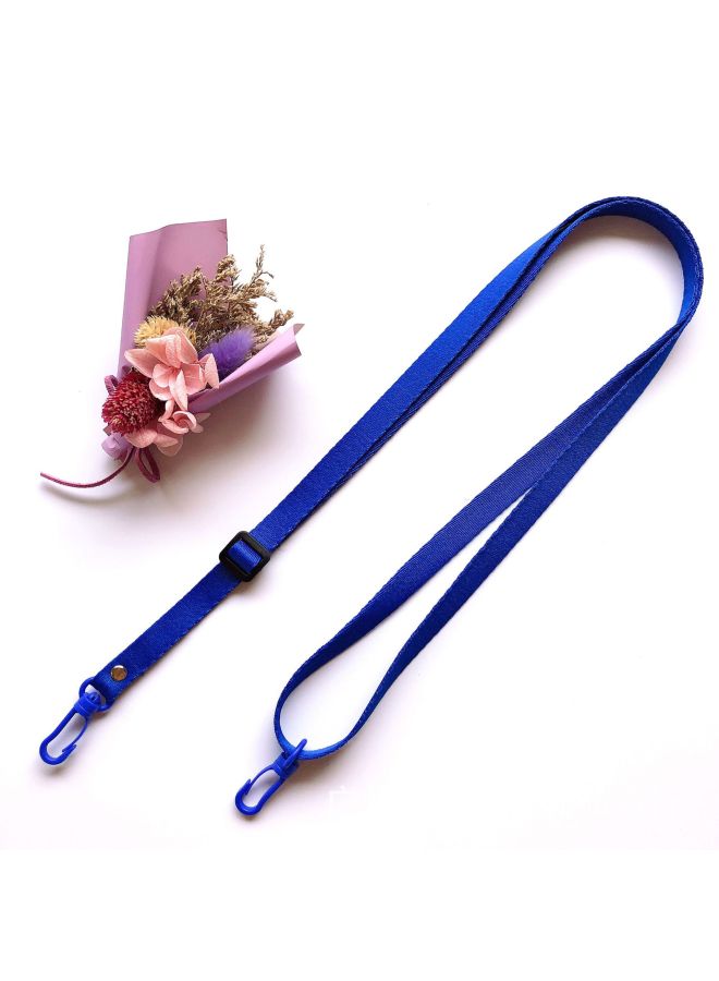 Adjustable Length Candy Solid Color Mobile Phone Case Strap Shoulder Strap Crossbody Bag Cup Camera Universal Mobile Phone Lanyard-Specifications Support Image Upload:Dark Blue - Image 1