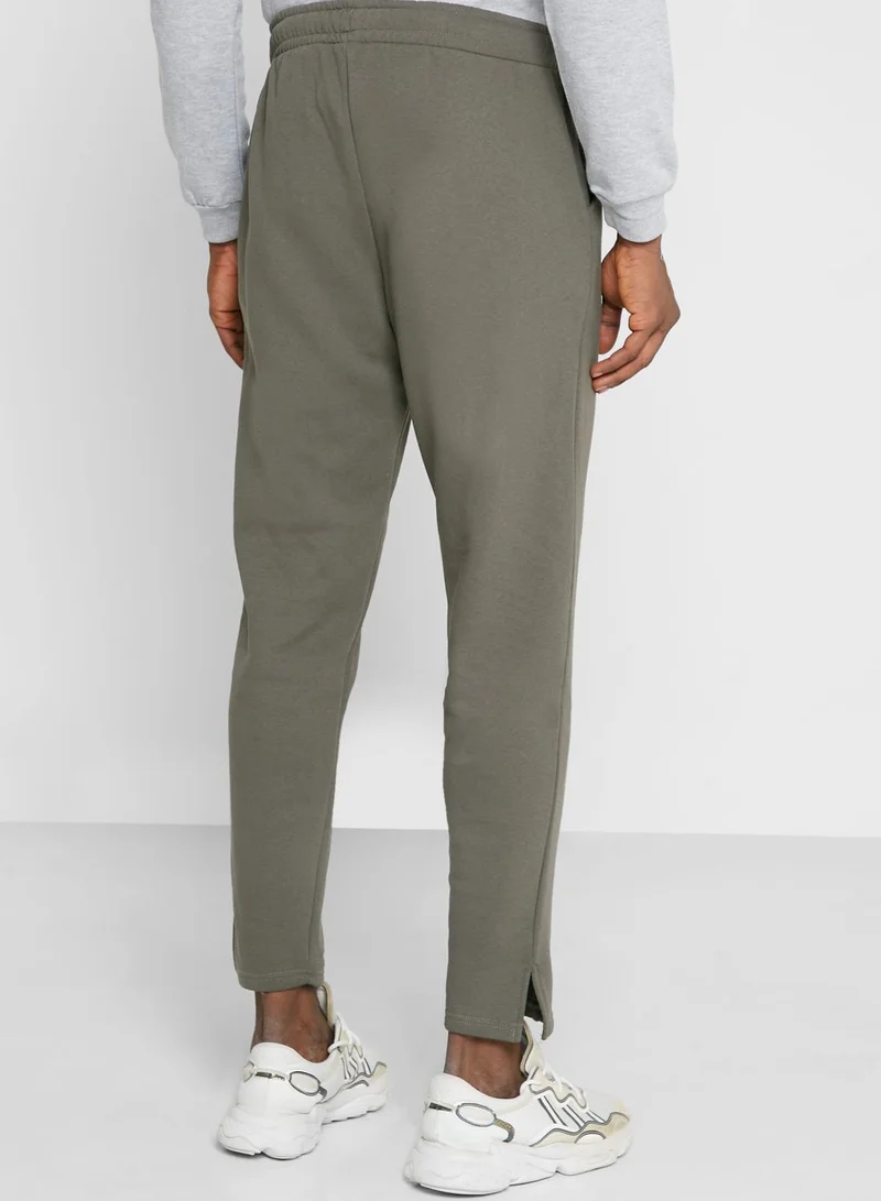 boohooman Split Hem Sweatpants