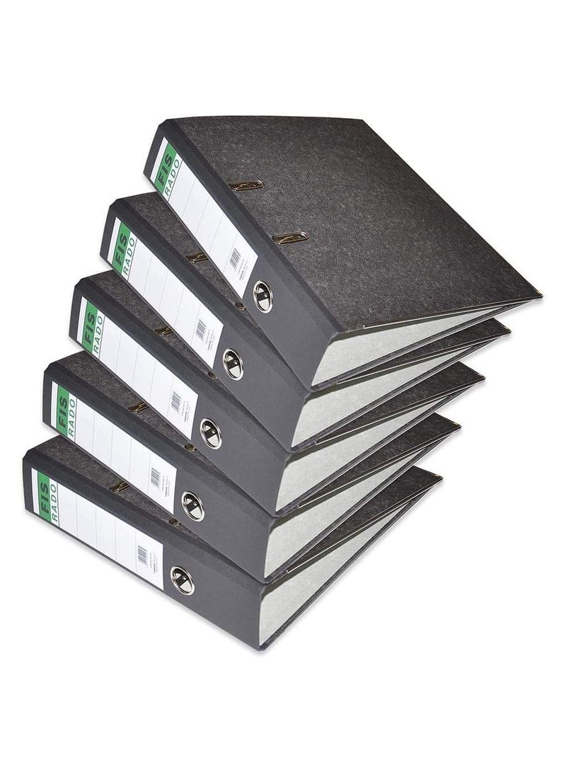 FIS مجموعة FIS مكونة من 10 ملفات RADO LEVER ARCH مقاس 8 سم مقاس A4، المنشأ: صنع في الإمارات العربية المتحدة - FSBF8RDA4FIX10 - Image 1