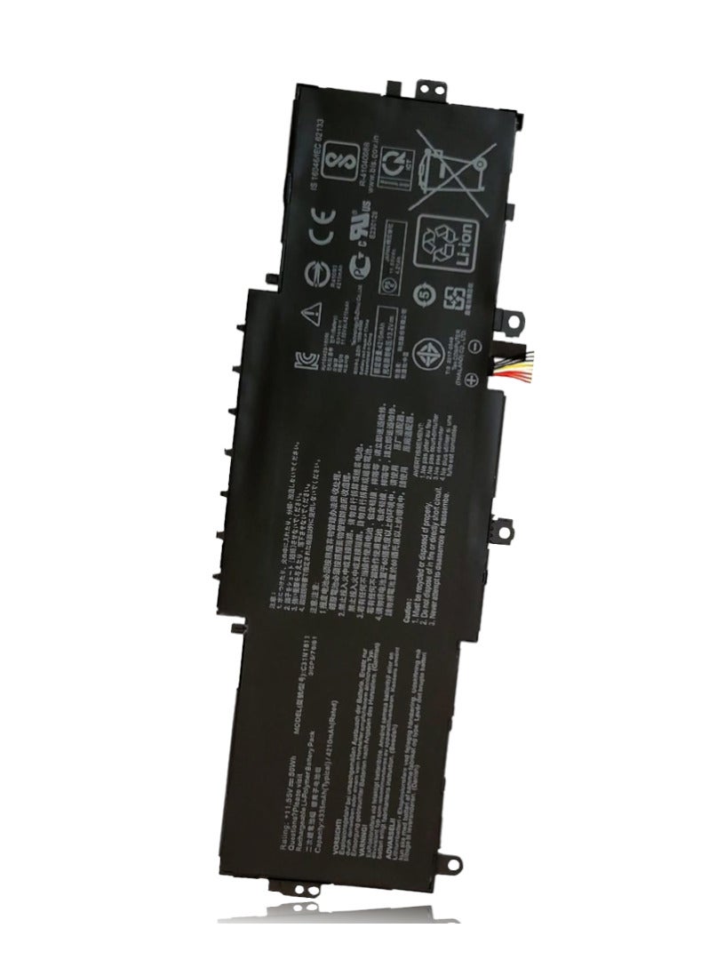 C31N1811 Laptop Battery for ASUS Deluxe14 Deluxe 13 ZenBook 14 UX433 UX433F UX433FA U433FN UX433FN UX433FL BX433FN RX433FN U4300 U4300F U4300FA U4300FN UX433FA-A6018T UX433FN-2B 3B - Image 1