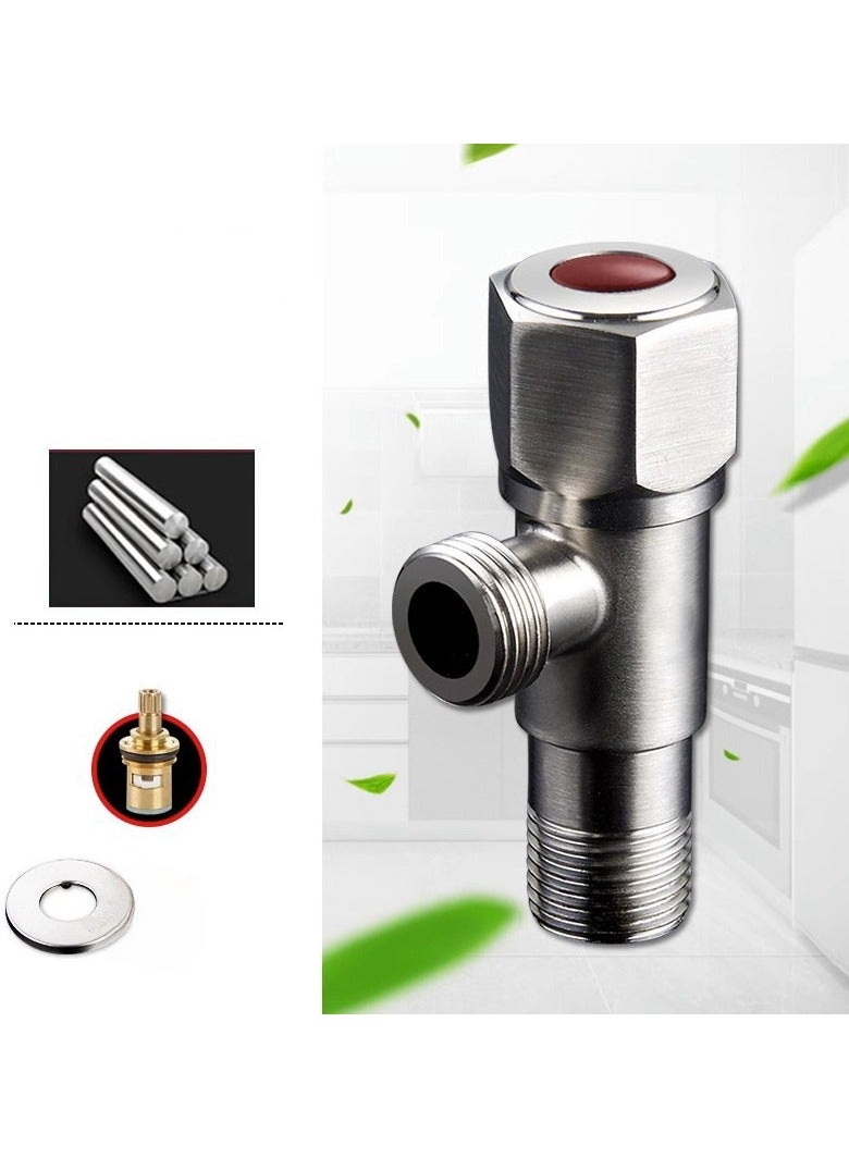 EBMINI Household One In Two Out Three Way Four Point Valve Stop Water Valve Triangle Valve