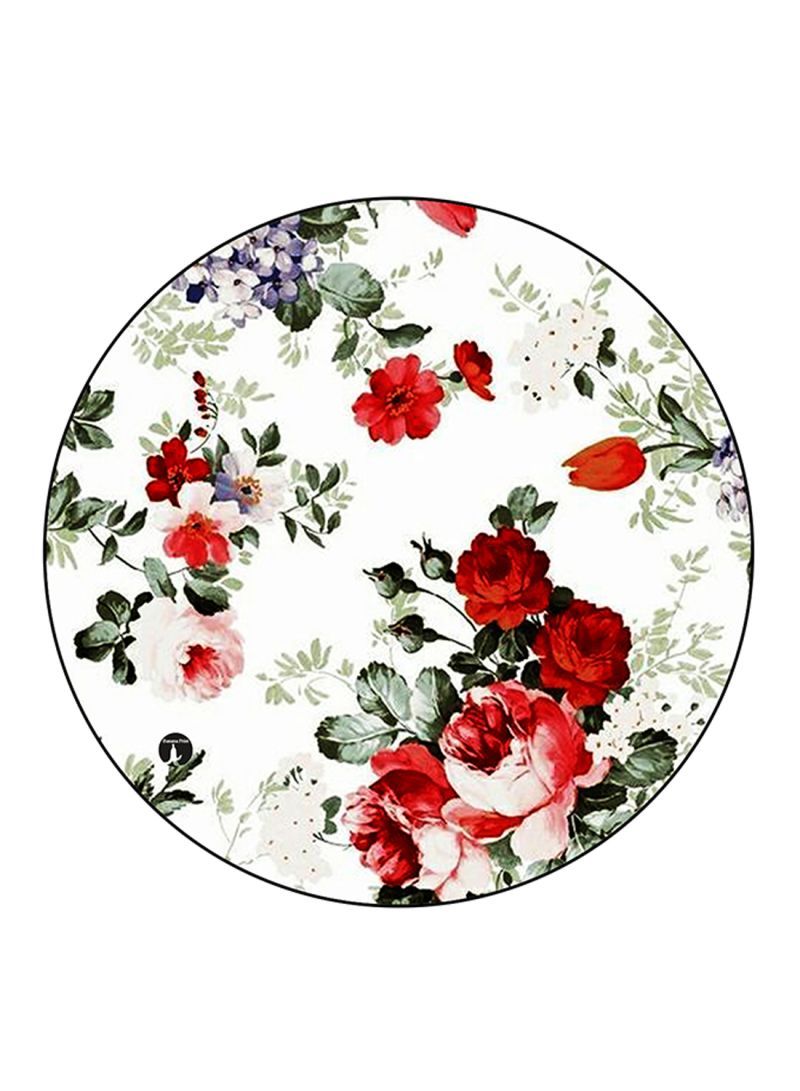 RKN Vintage Art Pattern Round Pin Badge Multicolour - Image 1