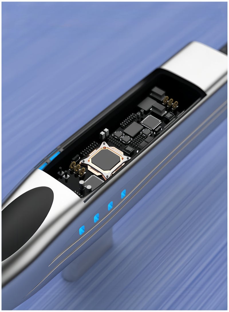 اعاره كابل USB C بقوة 240 وات، كابل شحن سريع من USB C إلى USB C بزاوية قائمة مع شكل سكة عالية السرعة فريد، كابل دائري مضفر من النايلون من النوع C، أسلاك شحن من C إلى C لسلسلة iPhone 16 15/Samsung/الكمبيوتر المحمول، بطول 3.94 قدم - Image 5