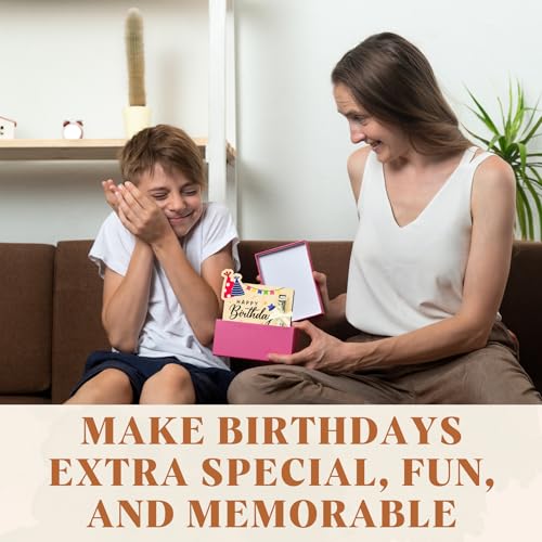 STOFINITY Birthday Money Holder for Cash Gift Ideas - Fun Money Gift Cash Holder, Wooden Money Birthday Card Holder, Unique Birthday Gifts - Image 3