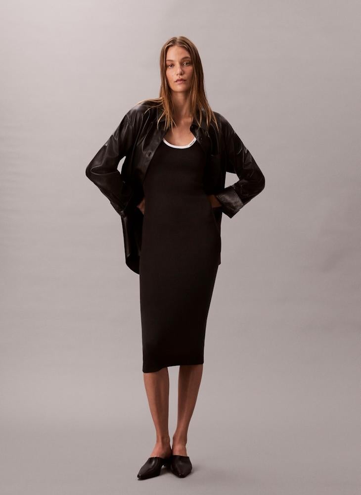 Calvin Klein Jeans Color block Sleeveless Slip Dress - Image 1