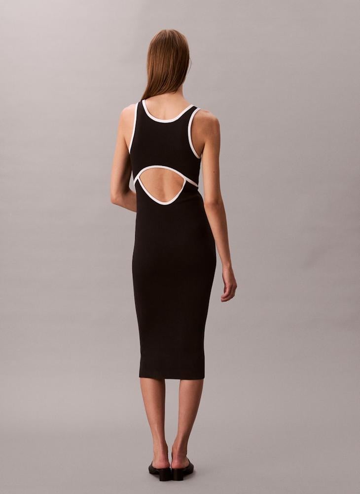 Calvin Klein Jeans Color block Sleeveless Slip Dress - Image 2