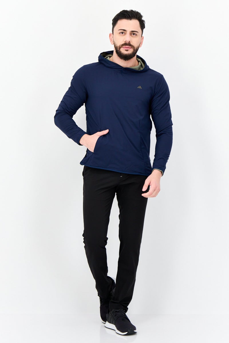 Adidas Men Sportswear Fit Long Sleeves Outdoor Sweatshirt,n Navy  - Image 4