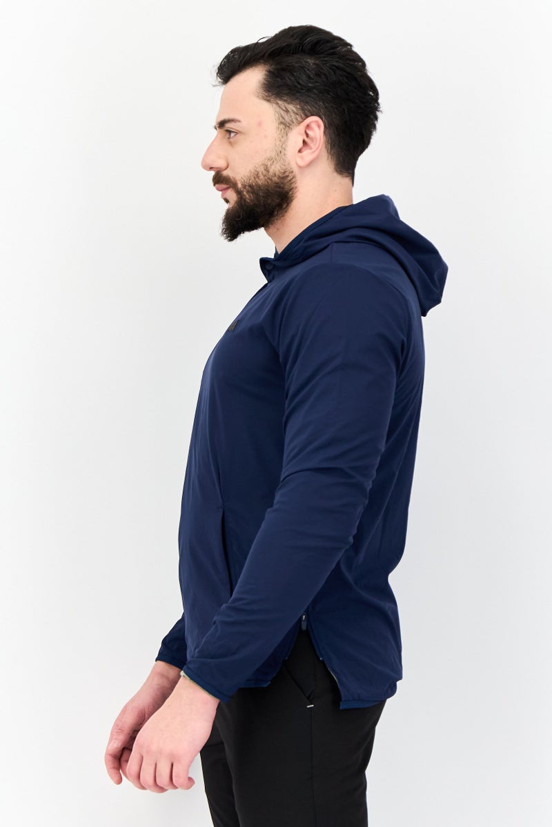 Adidas Men Sportswear Fit Long Sleeves Outdoor Sweatshirt,n Navy  - Image 2