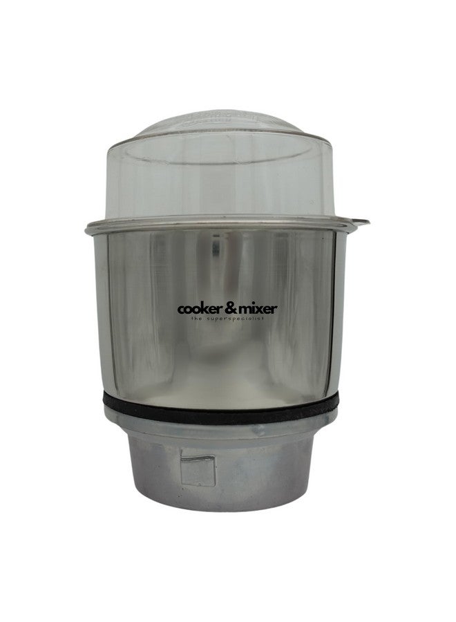 cooker and mixer Jars Combo Chutney/Spice/Bullet Jars For Bajaj/Preethi/Prestige/Activa/Sumeet/Ganga/Orient/Crompton/Lifelong/Jaipan mixer Grinder (Chutney Jar + Bullet Jar) - Image 2