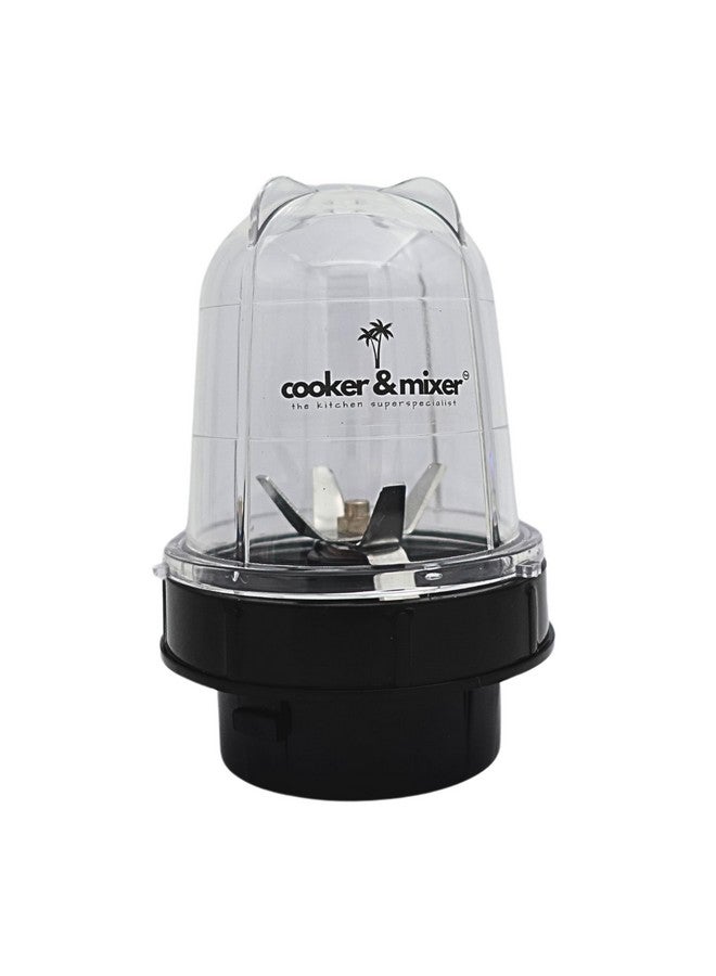 cooker and mixer Jars Combo Chutney/Spice/Bullet Jars For Bajaj/Preethi/Prestige/Activa/Sumeet/Ganga/Orient/Crompton/Lifelong/Jaipan mixer Grinder (Chutney Jar + Bullet Jar) - Image 5