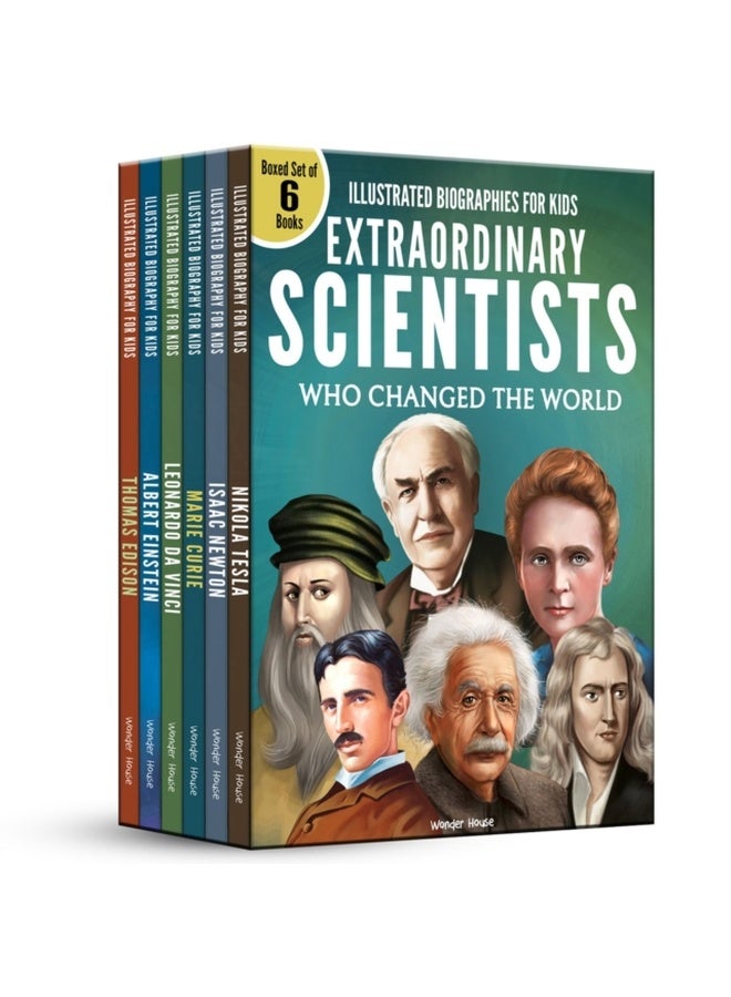 Illustrated Biography for Kids: Extraordinary Scientist who Changed the World [Box Set of 6 Books] 