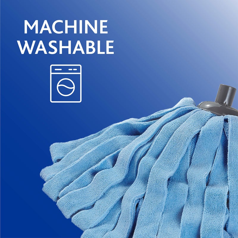 o cedar O-Cedar Microfiber Cloth Mop Refill, Blue - Image 4