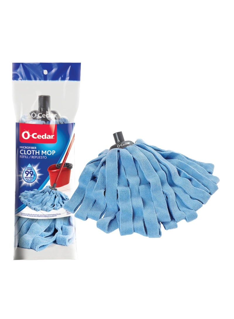 o cedar O-Cedar Microfiber Cloth Mop Refill, Blue - Image 1